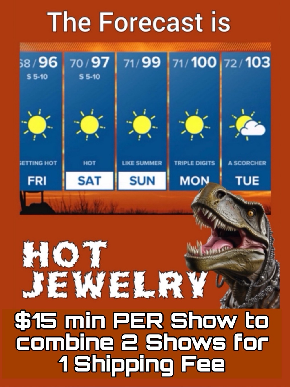 8/23-24 Jewelry Live PLS READ B4 BIDDING! $15 min per SHOW 2 Combine/5# Max - Picture 8 of 8